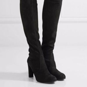 Stuart Weitzman Highland boots size 39 Black Suede